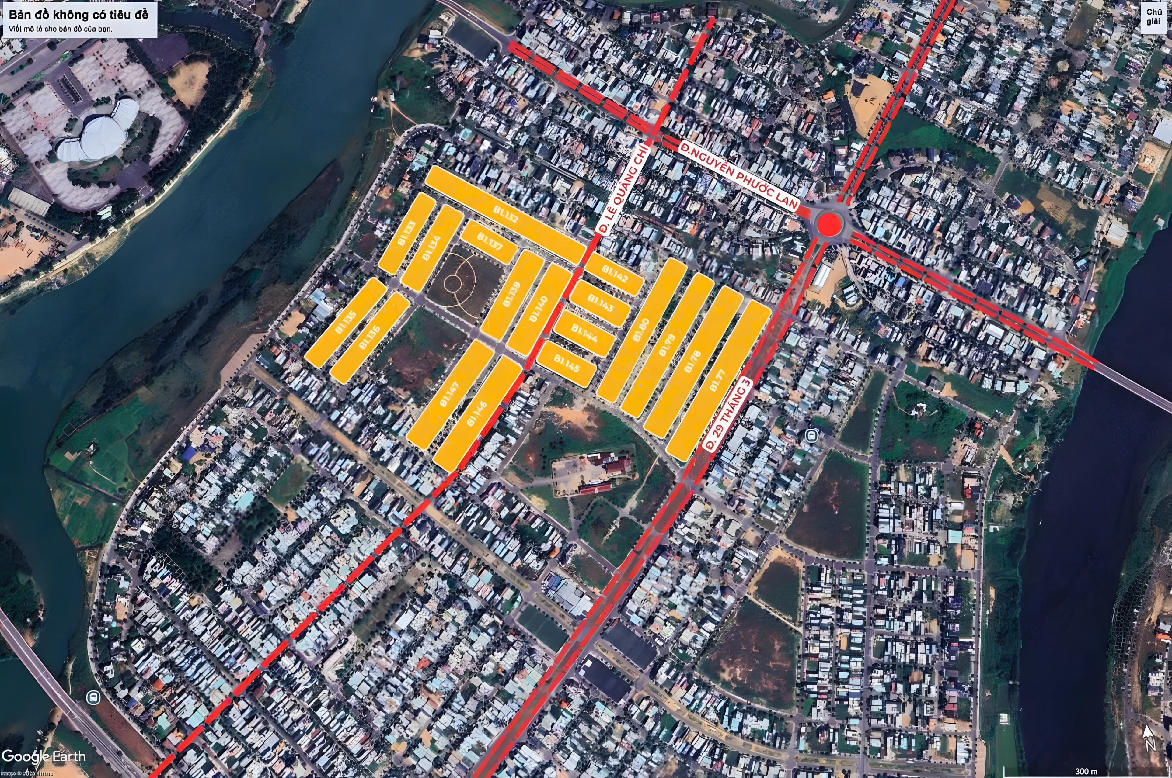 Mặt bằng điển hình phân khu Cồn Dầu Hòa Xuân