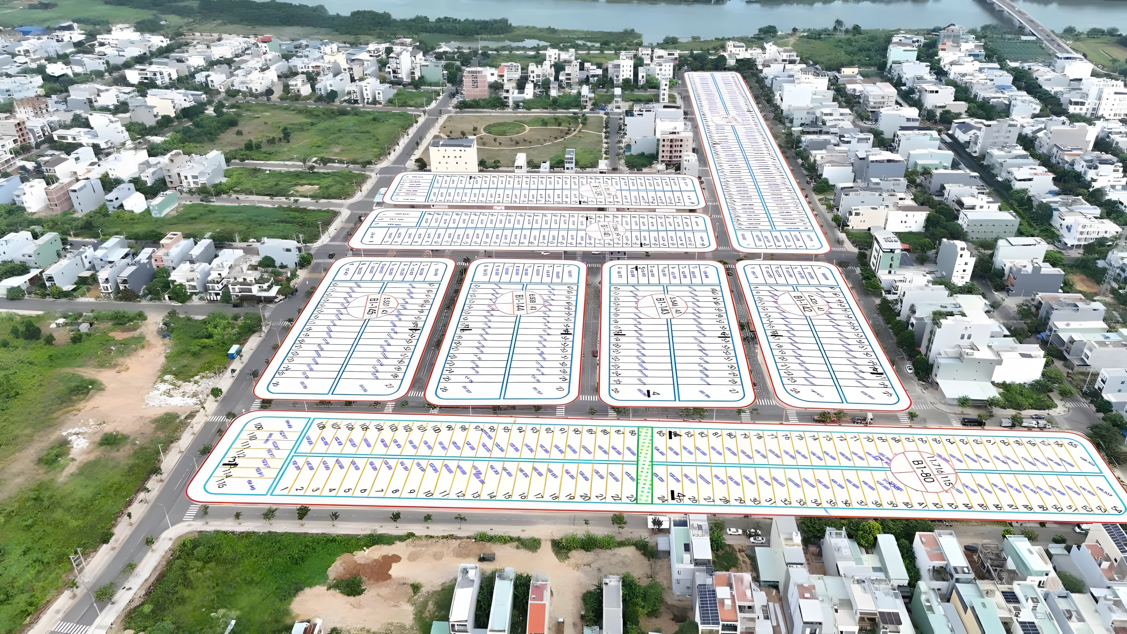 Mặt bằng điển hình phân khu Cồn Dầu Hòa Xuân