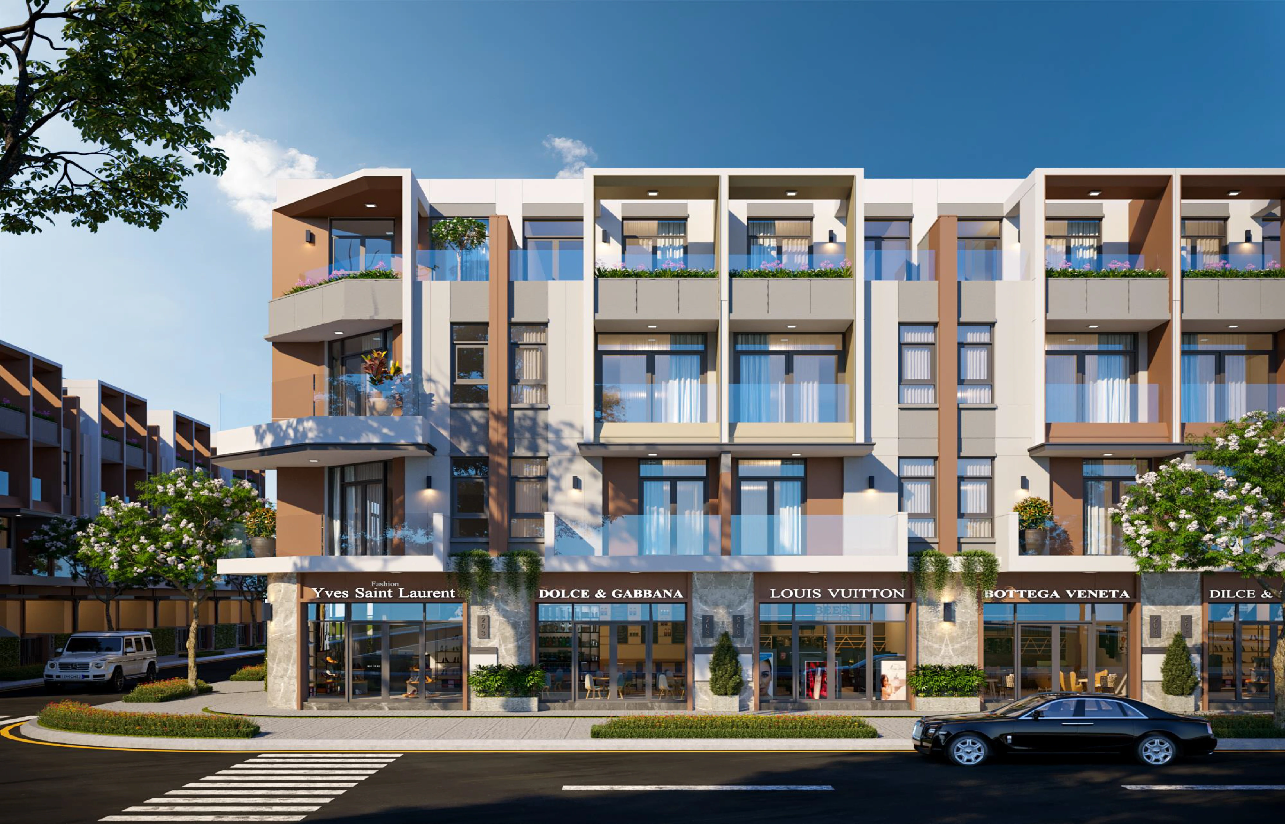 Phối cảnh tổng thể dự án Futa Kim Phát Liên Chiểu - Shophouse C5B Đà Nẵng