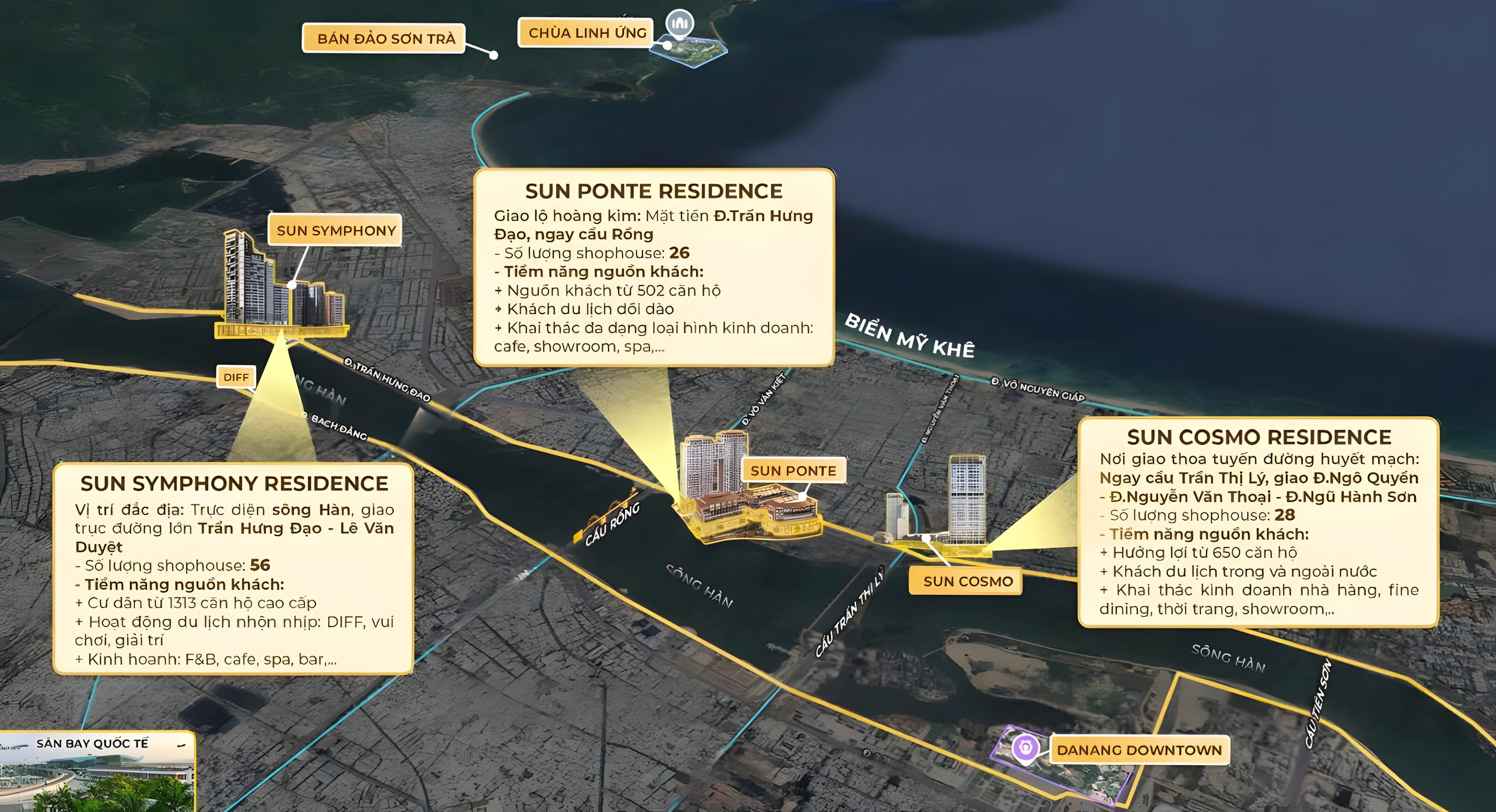 Mặt bằng Shophouse khối đế Shophouse khối đế Sun Symphony Residence Tòa S1 Tầng 1