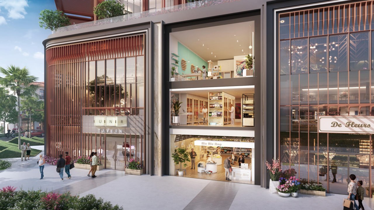 Shophouse khối đế Sun Symphony Residence Overview