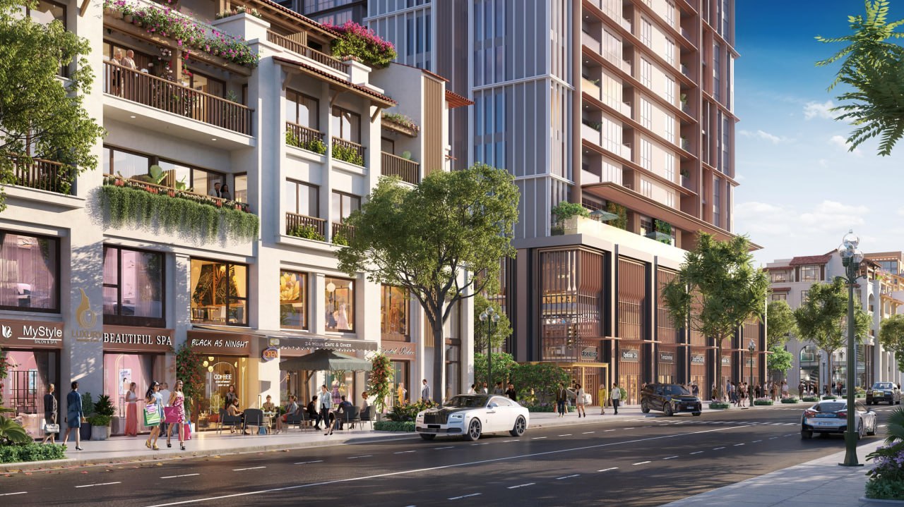 Shophouse khối đế Sun Symphony Residence Overview