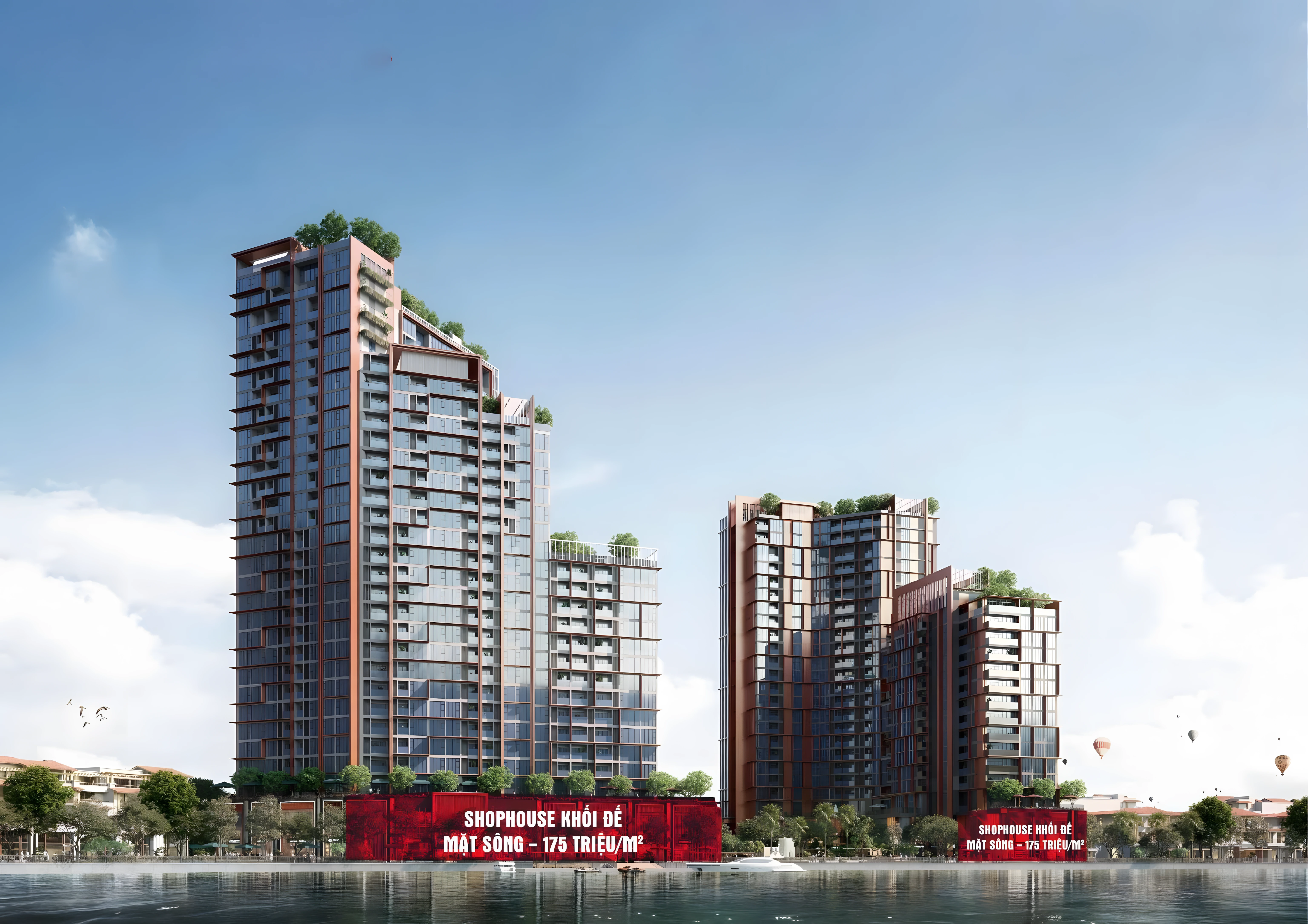 Giá bán dự kiến của Shophouse khối đế Sun Symphony Residence