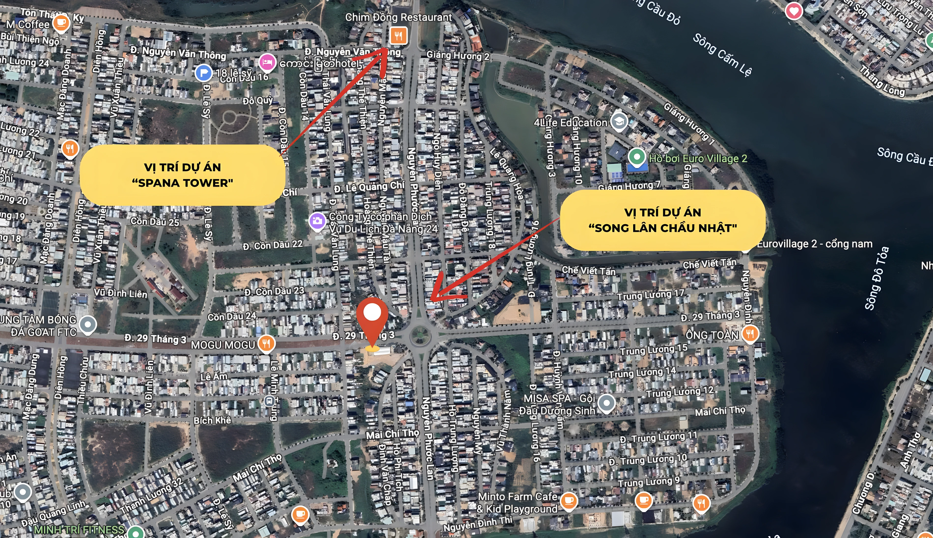 Vị trí đắc địa thuận lợi của Sun Cora Tower