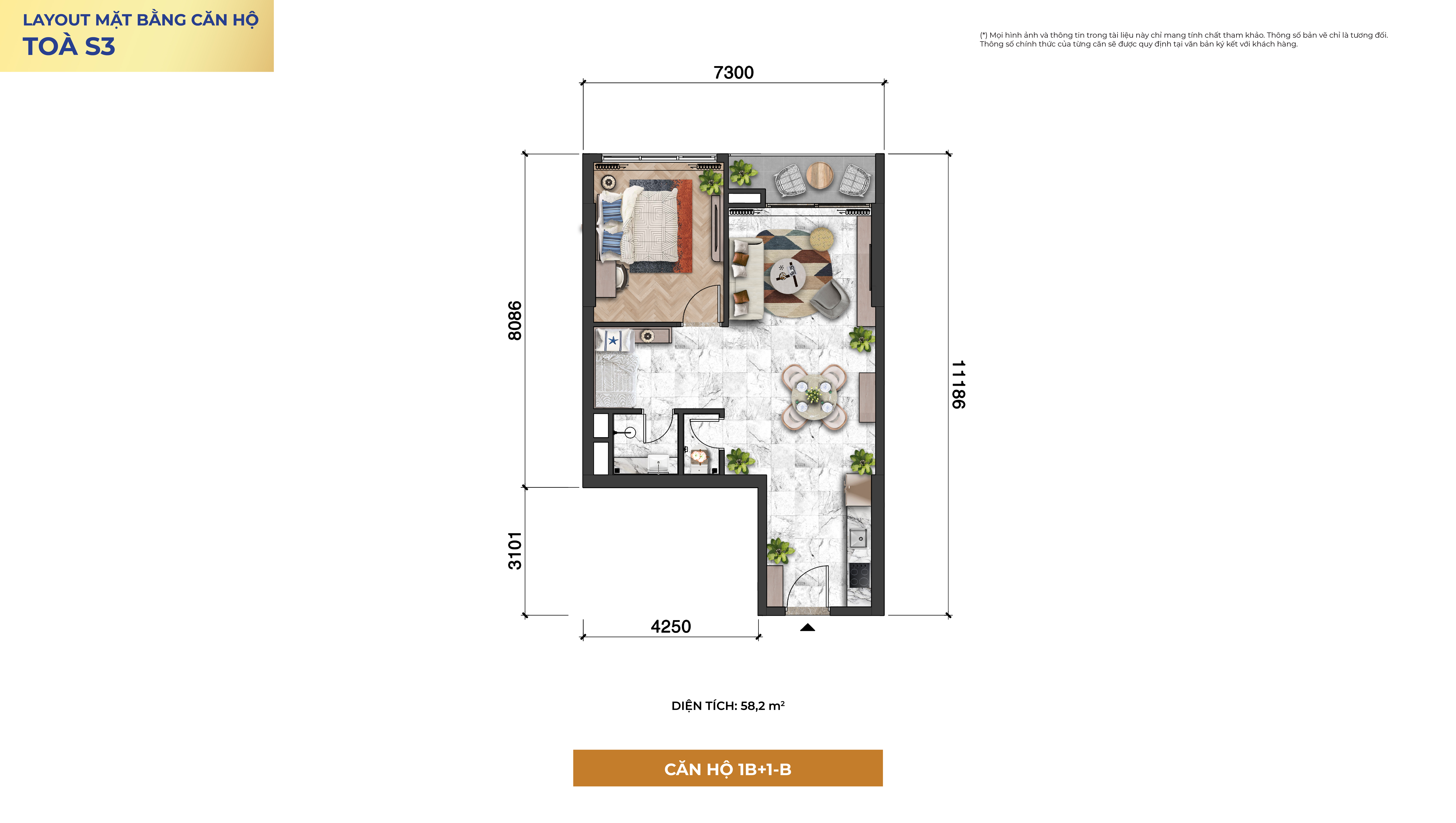 Layout mặt bằng dự án Căn hộ cao cấp
