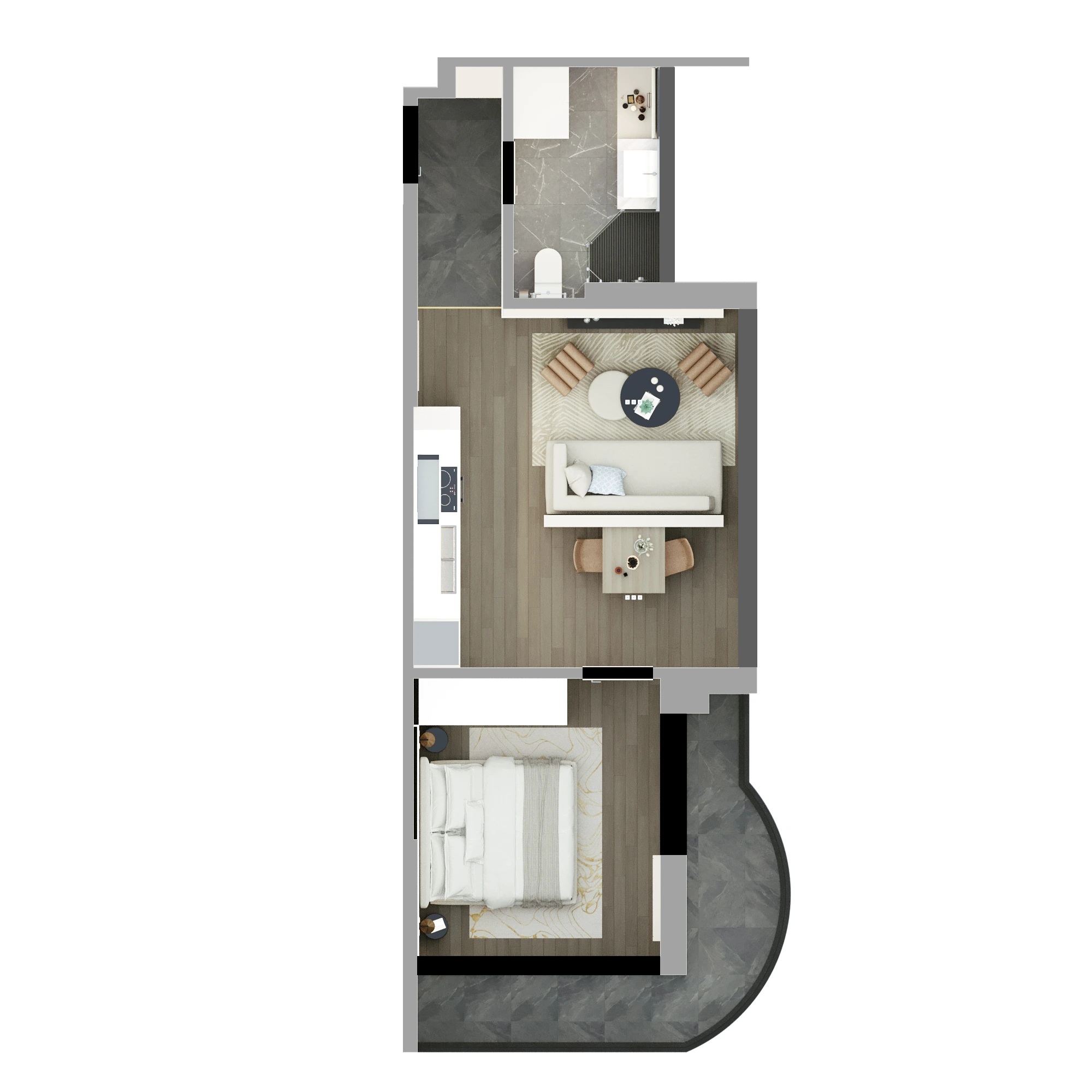 Hình ảnh phối cảnh căn hộ Times Square Đà Nẵng